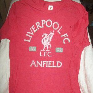 NEW Liverpool FC Men's M Red Graphic T-Shirt - Anfield LFC Official Product